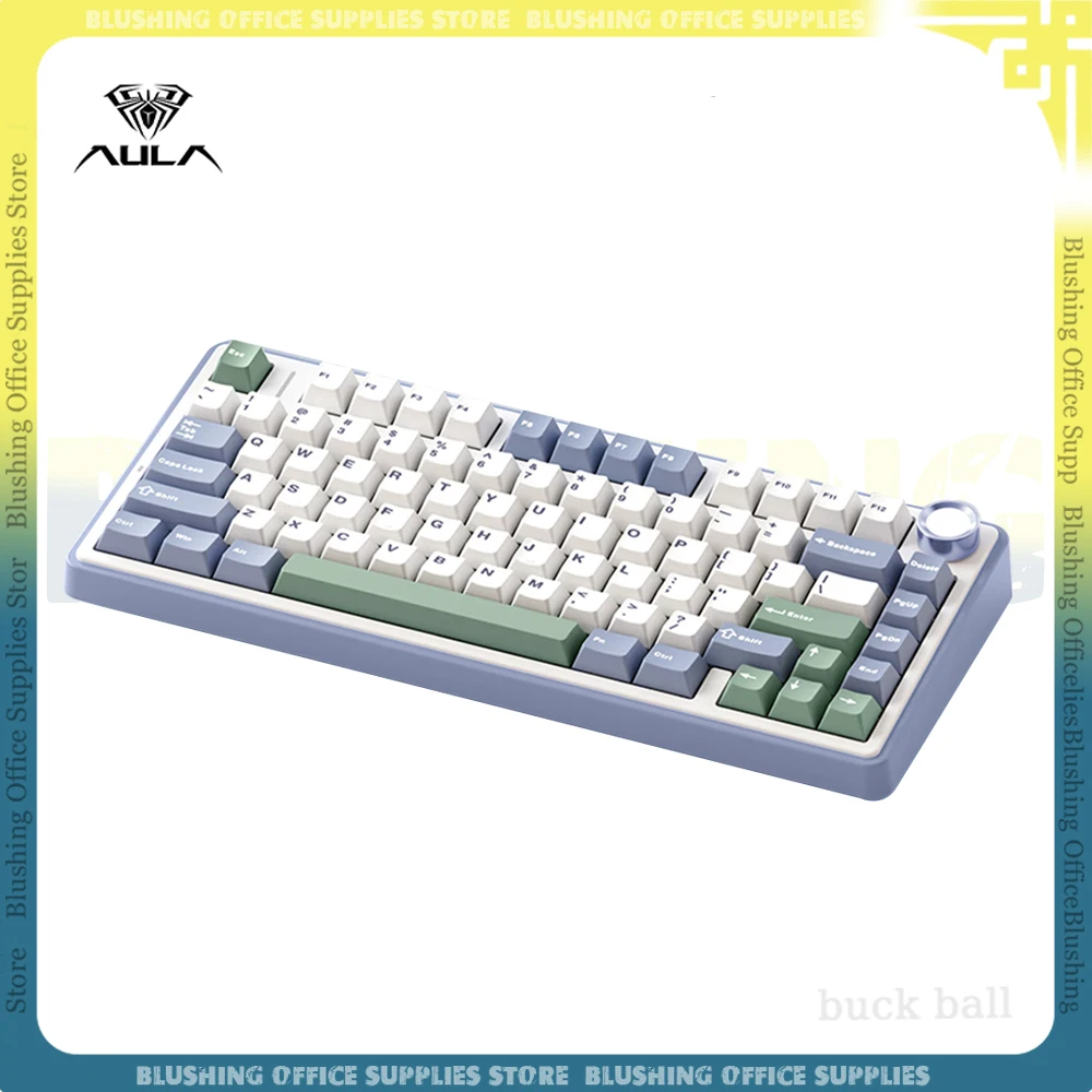 Aula F75 Wireless Mechanical Gaming Keyboard 3 Mode 2.4g/Usb/Bluetooth Keyboard Hot Swap 80Keys Rgb Gamer Keyboard For Pc Laptop
Aula F75 Wireless Mechanical Gaming Keyboard 3 Mode 2.4g/Usb/Bluetooth Keyboard Hot Swap 80Keys Rgb Gamer Keyboard For Pc Laptop