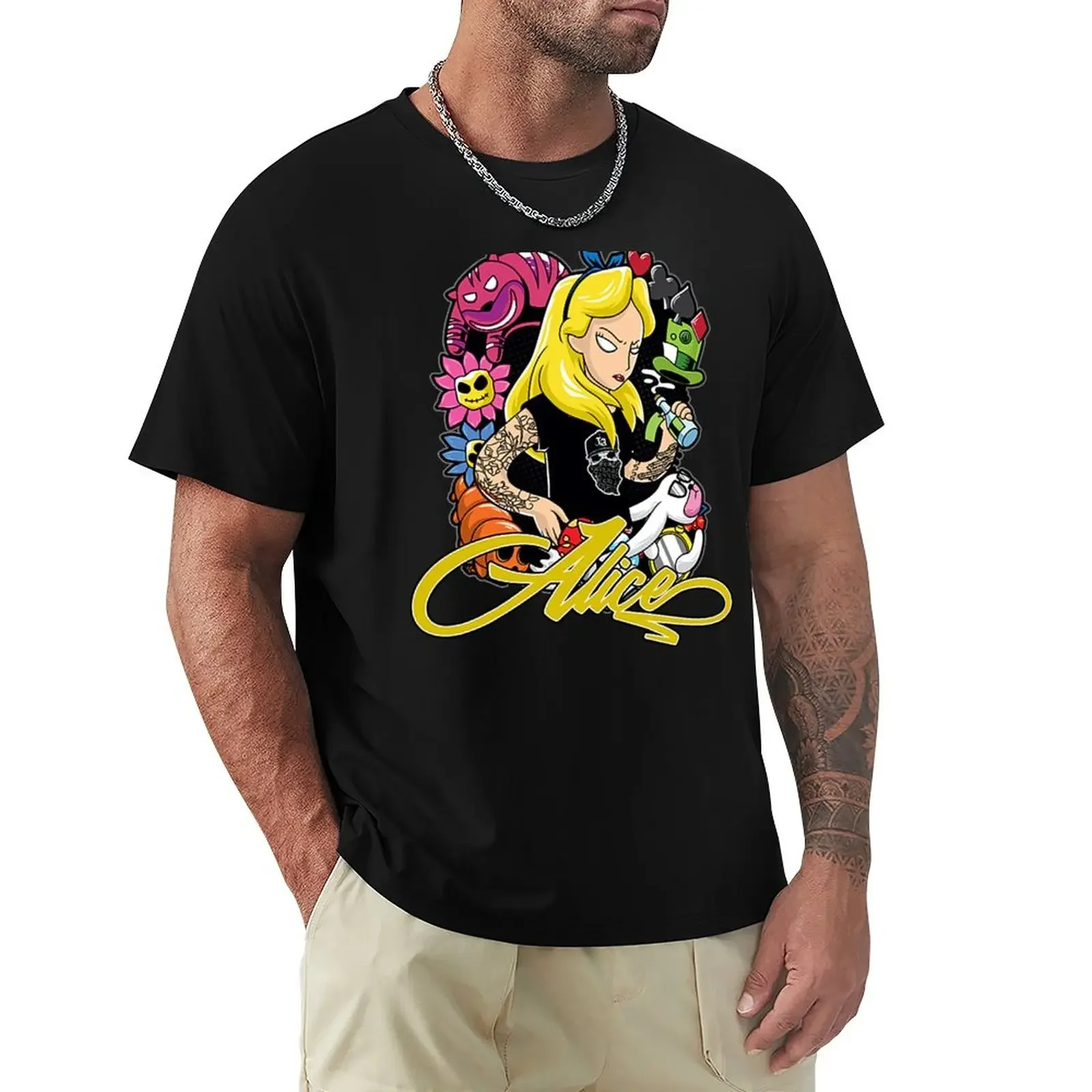 Alice T-Shirt blanks cute tops blacks T-shirts for men cotton hippie clothes heavyweights sublime men clothes
Alice T-Shirt blanks cute tops blacks T-shirts for men cotton hippie clothes heavyweights sublime men clothes