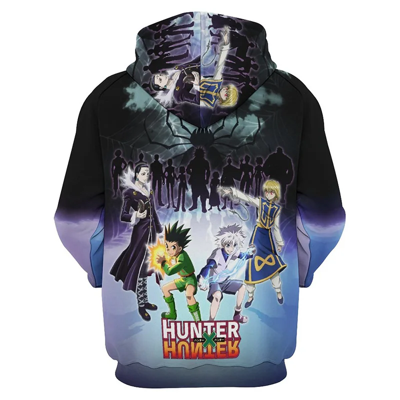 Manga HUNTER X HUNTER 3D Printed Men/Women Hoodies Streetwear Boys Girls Fashion Sweatshirt Cartoon Male/Female Clothes Jackets
Manga HUNTER X HUNTER 3D Printed Men/Women Hoodies Streetwear Boys Girls Fashion Sweatshirt Cartoon Male/Female Clothes Jackets