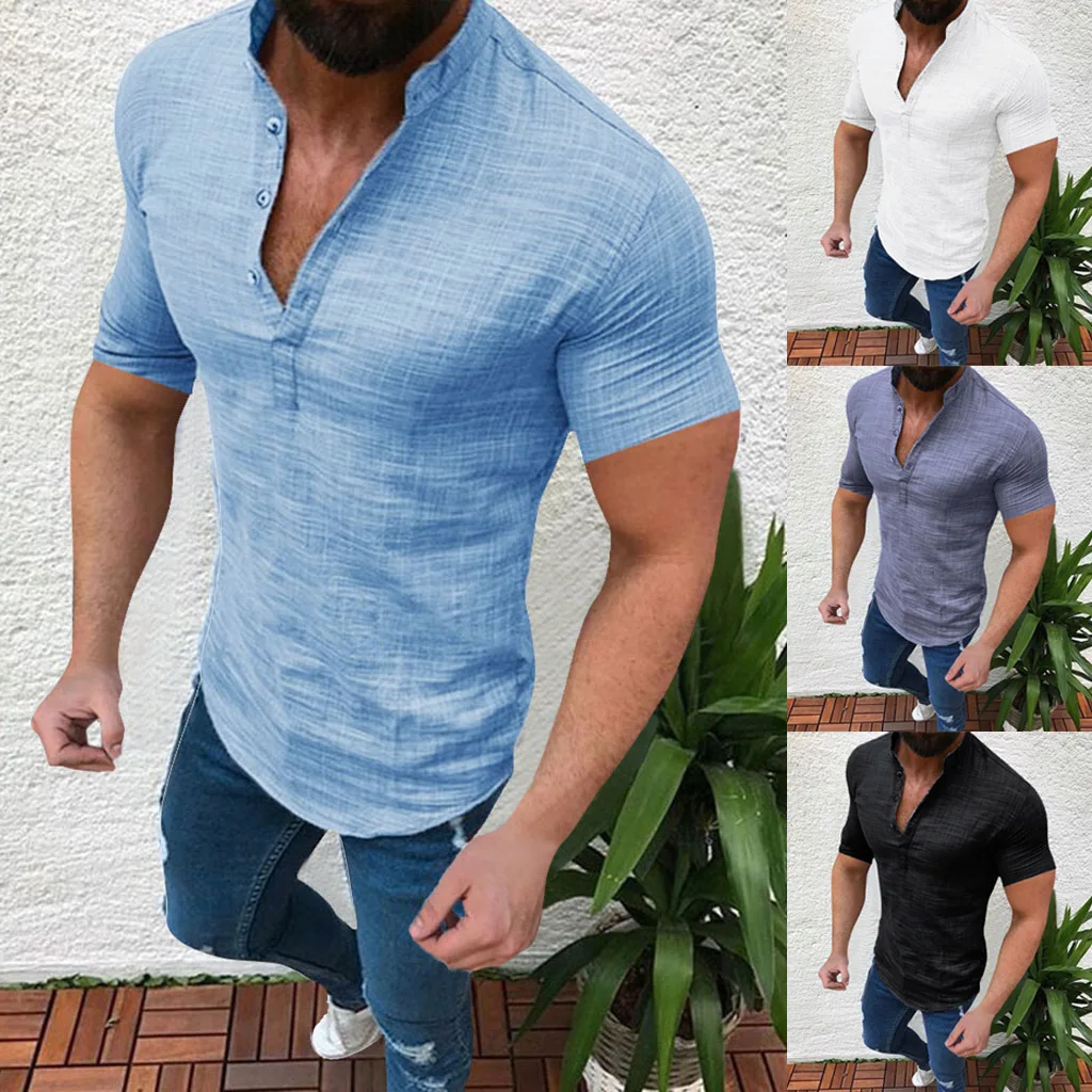 Men Casual Cotton Linen Shirts Male Solid Color Short Sleeves Loose Tops Spring Autumn Summer Handsome Men's Shirts S-2XL
Men Casual Cotton Linen Shirts Male Solid Color Short Sleeves Loose Tops Spring Autumn Summer Handsome Men's Shirts S-2XL