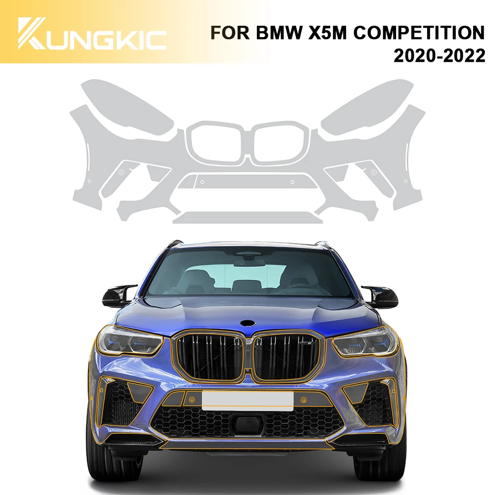 TPU Original Invisible Transparent Car Body Sticker for BMW X5 M COMPETITION Front Protective Film Anti Scratch Resistant
TPU Original Invisible Transparent Car Body Sticker for BMW X5 M COMPETITION Front Protective Film Anti Scratch Resistant