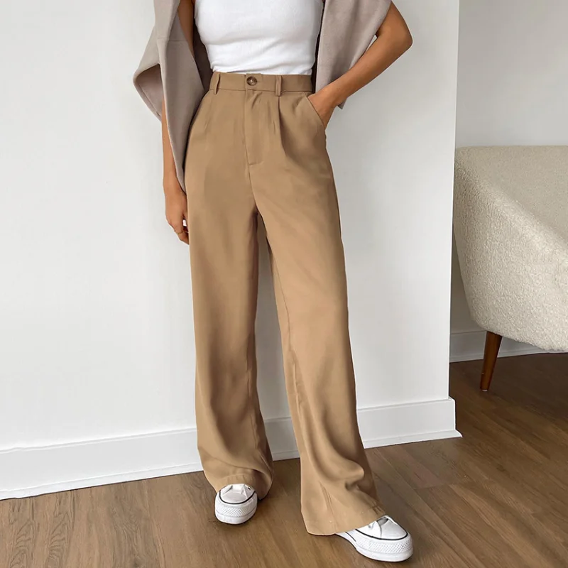 Women Pants Floor Length Pants Straight Pants Office Lady Pants Long Pants Empire Waist Pants Female Trousers Bottom Pants
Women Pants Floor Length Pants Straight Pants Office Lady Pants Long Pants Empire Waist Pants Female Trousers Bottom Pants