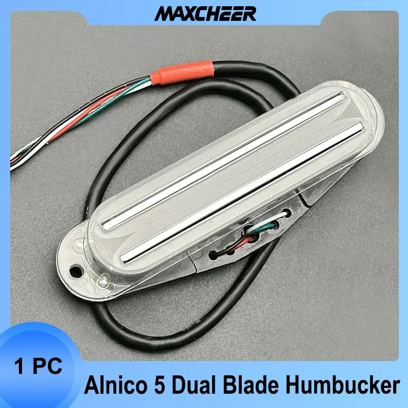 Alnico V Mini Humbucker Pickup Twin Blade Pickup Mini Dual Rail 9K for Electric Guitar Replacement Multi Colour
Alnico V Mini Humbucker Pickup Twin Blade Pickup Mini Dual Rail 9K for Electric Guitar Replacement Multi Colour