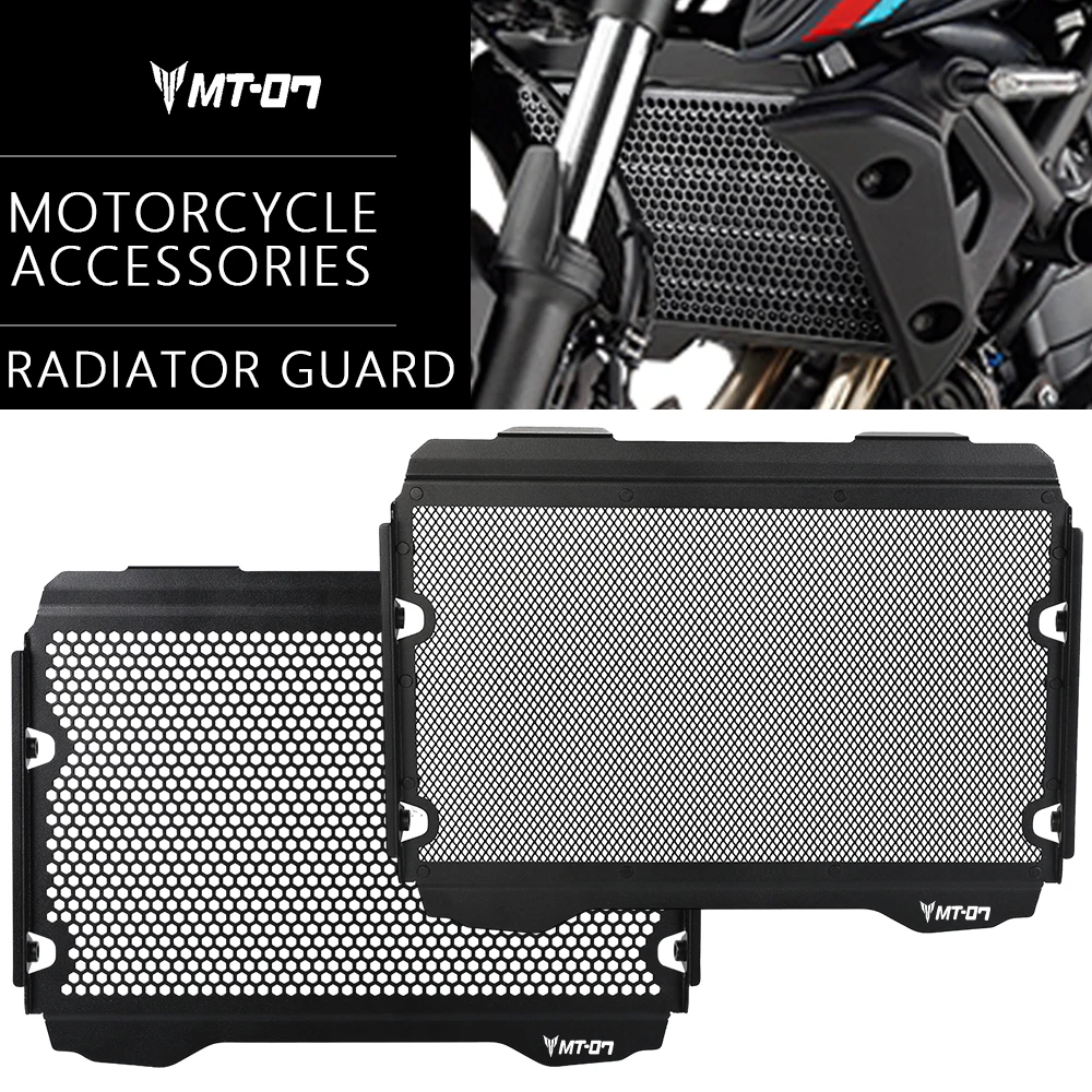 

2023 2024 MT 07 FZ 07 Motorcycle Accessories Radiator Grille Guard Cover Protector For YAMAHA MT-07 FZ-07 MT07 FZ07 2021 2022