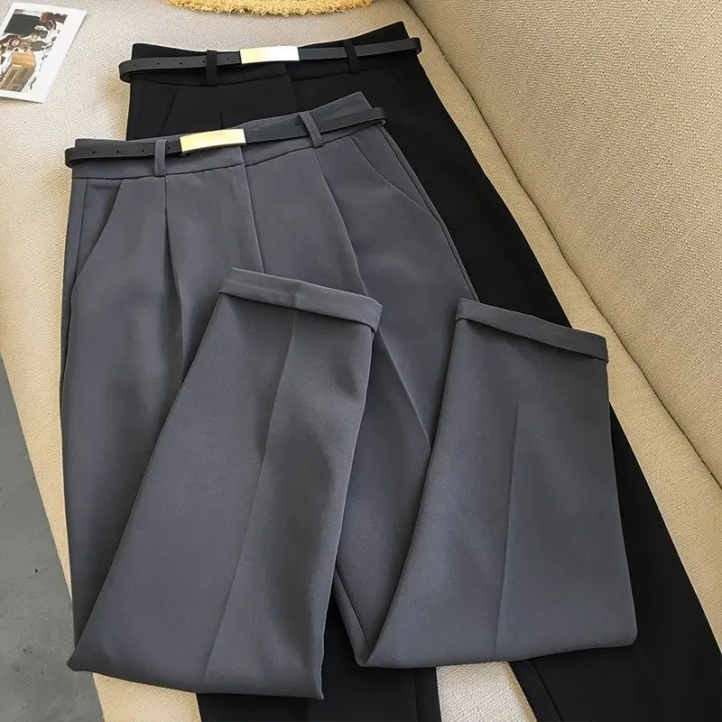 Women Fashion with Pockets Zipper Fly Casual Basic Solid Pants Office Lady High Waist Female Ankle Trousers Pantalone Mujer L289
Women Fashion with Pockets Zipper Fly Casual Basic Solid Pants Office Lady High Waist Female Ankle Trousers Pantalone Mujer L289