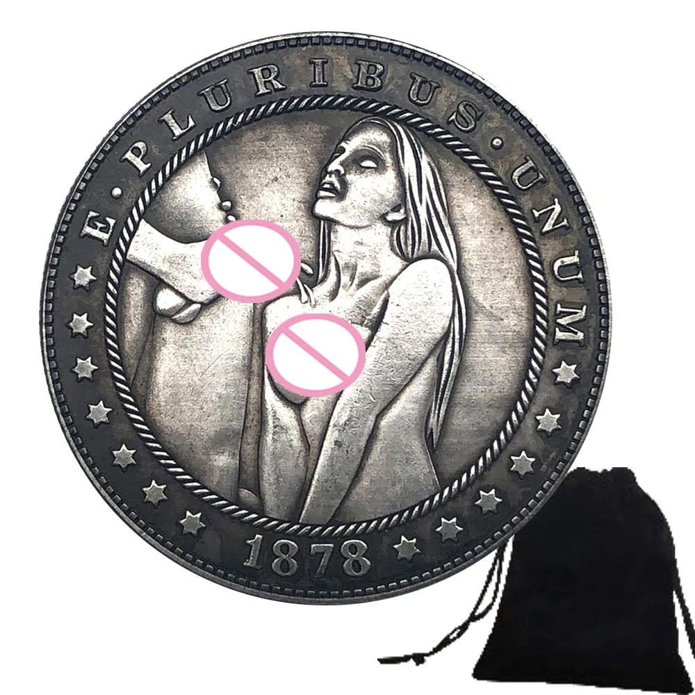 Romantic 'He likes her' Love Coin One-Dollar Art Couple Coins Nightclub Pocket Decision Coin Commemorative Lucky Coin+Gift Bag
Romantic 'He likes her' Love Coin One-Dollar Art Couple Coins Nightclub Pocket Decision Coin Commemorative Lucky Coin+Gift Bag