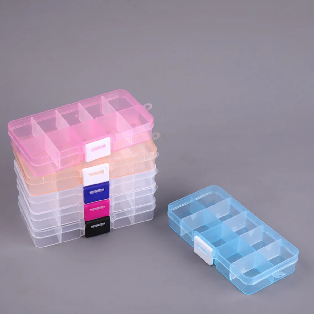 10 Grids Removable Storage Trackle Box Fishing Transparent Square Hooks Bait Lure Organizer Plastic Flying Fishing Box
10 Grids Removable Storage Trackle Box Fishing Transparent Square Hooks Bait Lure Organizer Plastic Flying Fishing Box