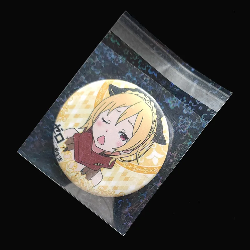 50pcs Laser OPP Self-Sealing Bags Bajji Protective Anime Peripheral Badge Packaging Jewelry Storage Dust Bag Pouches 6.5*6.5cm
50pcs Laser OPP Self-Sealing Bags Bajji Protective Anime Peripheral Badge Packaging Jewelry Storage Dust Bag Pouches 6.5*6.5cm