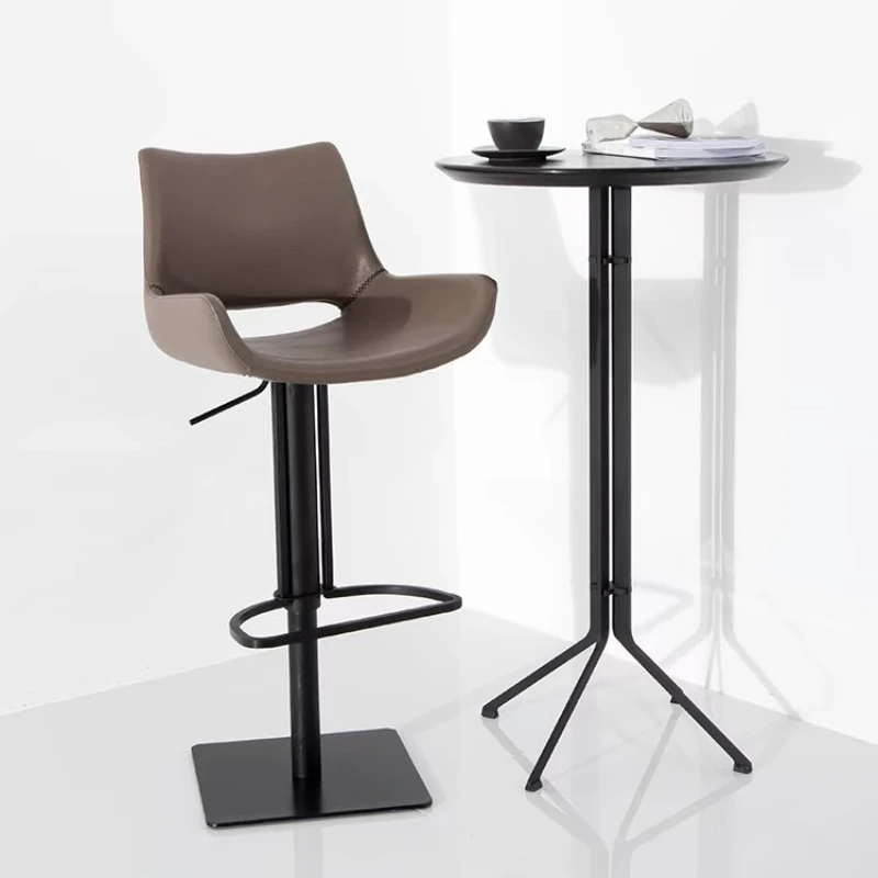 

Modern Nordic Bar Chairs Salon Restaurant Minimalistic Height Adjust Chair Office Design Taburete Alto Cocina Furniture BY-147
