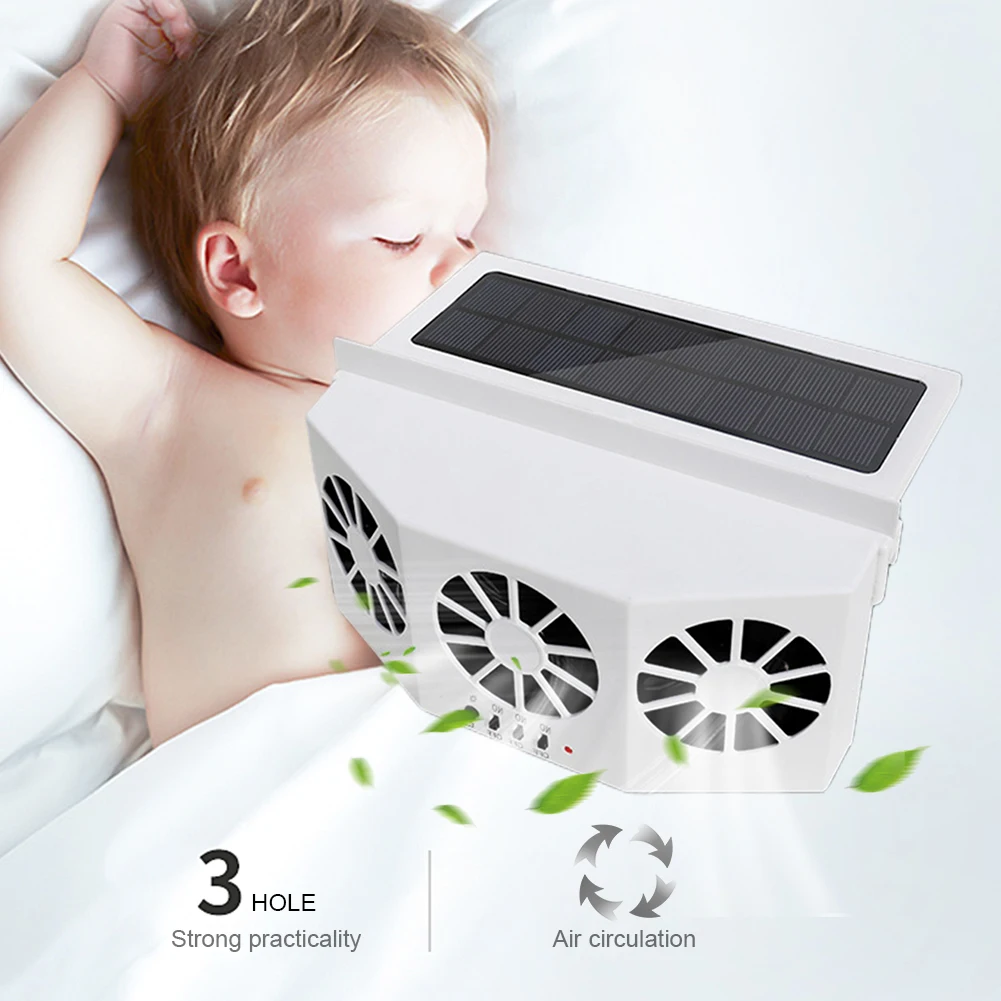 Air Circulation Fan 3 Heads Portable Deodorization Ventilator Solar Charging Suction Interior Cooler 2.4V for Vehicle Truck SUV
Air Circulation Fan 3 Heads Portable Deodorization Ventilator Solar Charging Suction Interior Cooler 2.4V for Vehicle Truck SUV