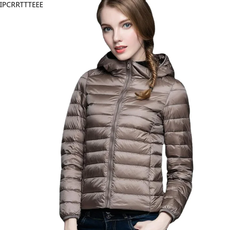 Women Autumn Winter Down Jacket Hooded 90% White Duck Down Plus Size Ultra Light Down Coat Solid Color Portable Outerwear
Women Autumn Winter Down Jacket Hooded 90% White Duck Down Plus Size Ultra Light Down Coat Solid Color Portable Outerwear