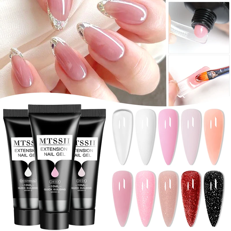 Mtssii 10ml Nail Extension Gel Polish Soak Off UV LED Acrylic Jelly Crystal White Clear Nude Gel Nail Polish With Base Top Coat
Mtssii 10ml Nail Extension Gel Polish Soak Off UV LED Acrylic Jelly Crystal White Clear Nude Gel Nail Polish With Base Top Coat