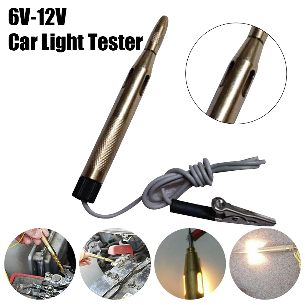 High quality New Test pens Car Circuit Fuse Electrical Testers Voltage Tester 1 pcs Probe Pen Pencil Test Light
High quality New Test pens Car Circuit Fuse Electrical Testers Voltage Tester 1 pcs Probe Pen Pencil Test Light