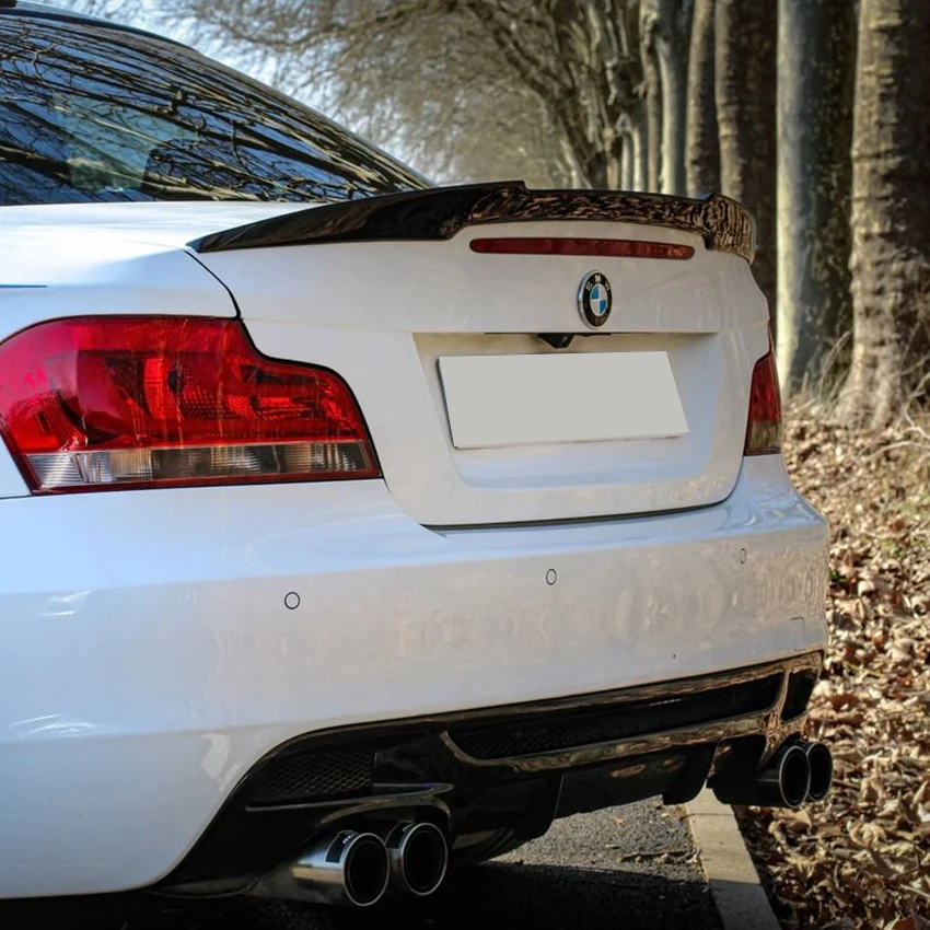 Для BMW серий 1 E82 E88 Coupe 2005-2011 задний верхний спойлер крыло модификация внешней части
Для BMW серий 1 E82 E88 Coupe 2005-2011 задний верхний спойлер крыло модификация внешней части
