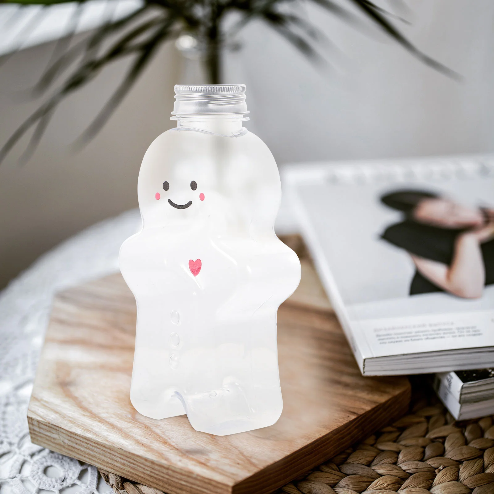 Christmas Gingerbread Man Bottles Plastic Empty Juice Bottles With Hat And Scarf Milk Tea Water Bottle Drinking Cup
Christmas Gingerbread Man Bottles Plastic Empty Juice Bottles With Hat And Scarf Milk Tea Water Bottle Drinking Cup