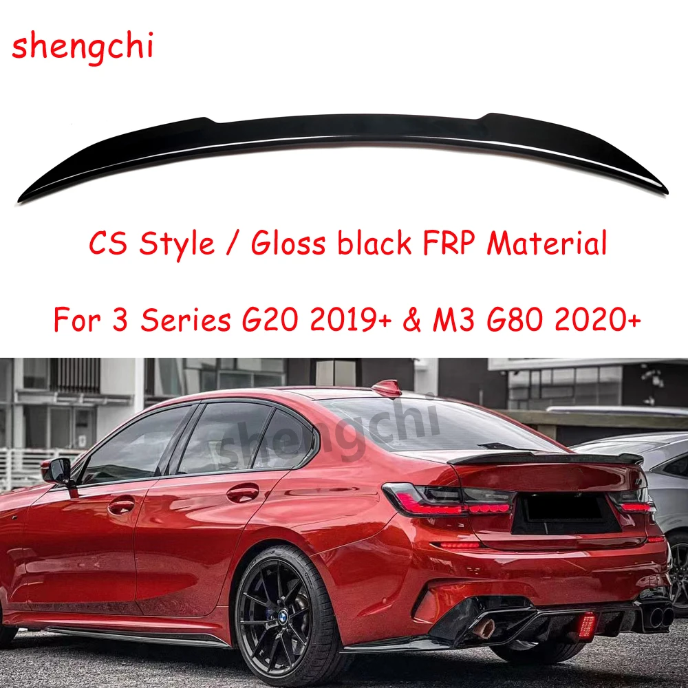 CS Style Gloss Black FRP Material Rear Boot Trunk Wings Spoiler for BMW 3 Series G20 & M3 G80 2019 2020 2021 2022 2023 M340i
CS Style Gloss Black FRP Material Rear Boot Trunk Wings Spoiler for BMW 3 Series G20 & M3 G80 2019 2020 2021 2022 2023 M340i