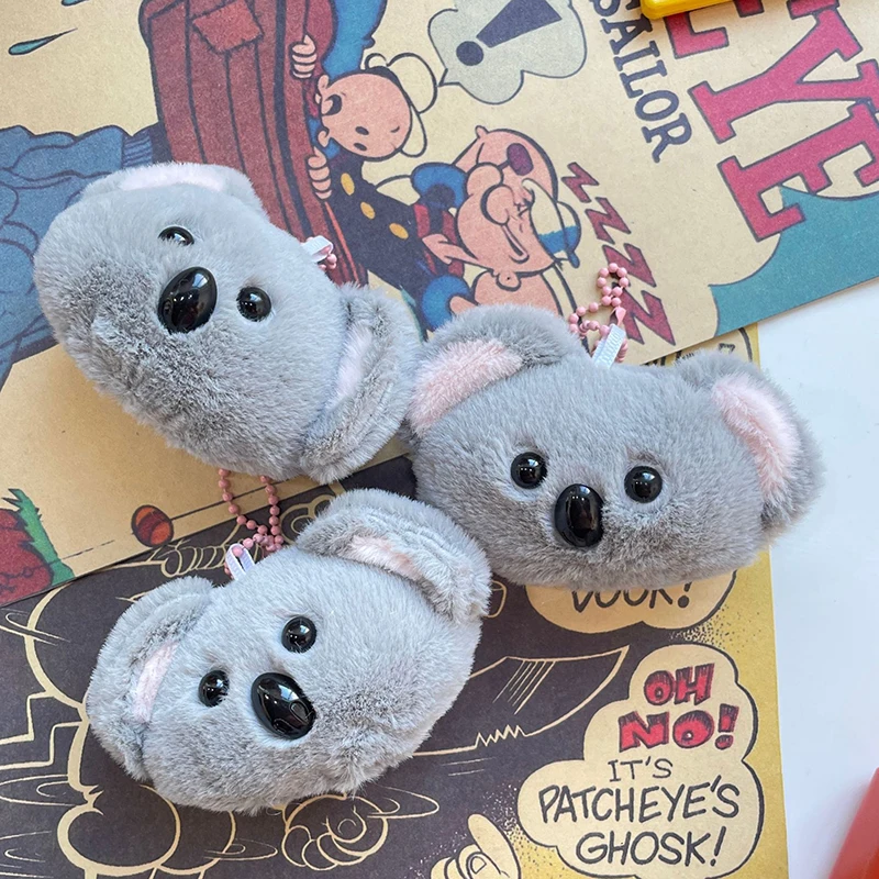 

Милые Мультяшные плюшевые игрушки коала, милая мягкая кукла-животное, милый плюшевый брелок, школьная сумка, подвеска для подарка на день рождения