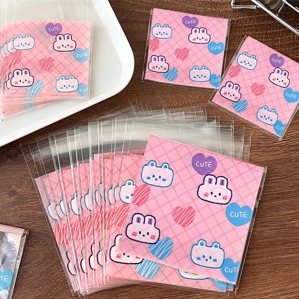 100Pcs Cute Cartoon Rabbit Plastic Bags Reclosable Transparent Storage Bags Food Seal Bag Small Jewelry Packing Accessories Gift
100Pcs Cute Cartoon Rabbit Plastic Bags Reclosable Transparent Storage Bags Food Seal Bag Small Jewelry Packing Accessories Gift