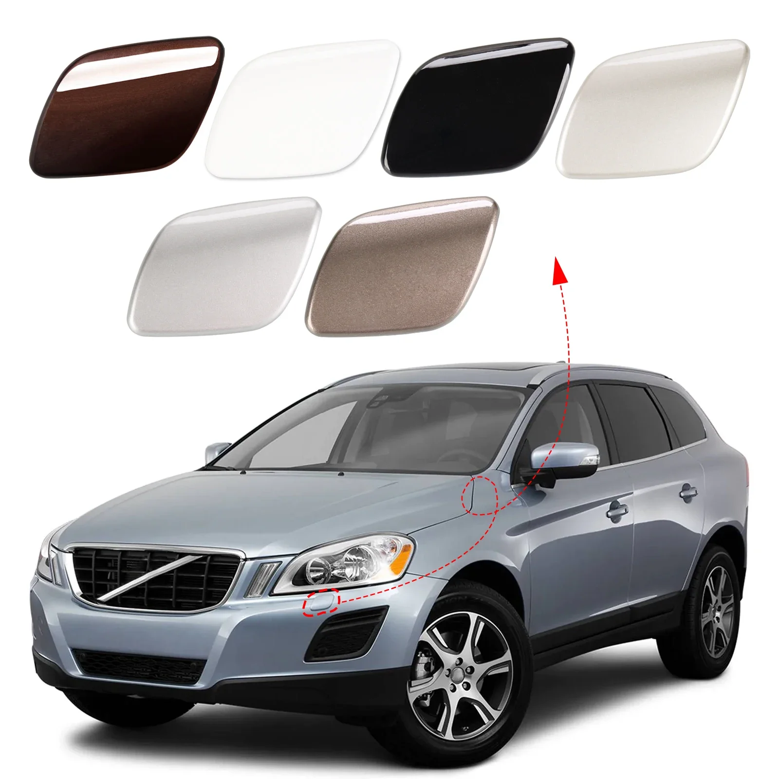 Front Bumper Headlight Washer Cover For VOLVO XC60 Accessories 2012 2009 2010 2011 2013 30763410 30763411
Front Bumper Headlight Washer Cover For VOLVO XC60 Accessories 2012 2009 2010 2011 2013 30763410 30763411
