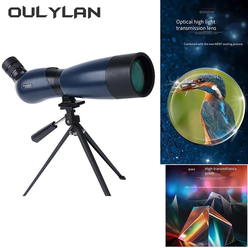 

Zoom Spotting Telescopes 25-75X70 High Magnification Outdoor Camping Moon Observation Bird Watching Phone Photography Telescope