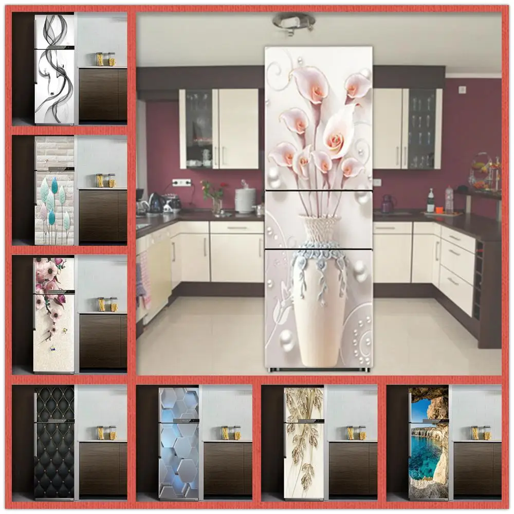 Modern Style Refrigerator Stickers Film Creative Fully Sticky Decoration Self-reliable Retrofit Sticker Kitchen Decor Flower
Modern Style Refrigerator Stickers Film Creative Fully Sticky Decoration Self-reliable Retrofit Sticker Kitchen Decor Flower