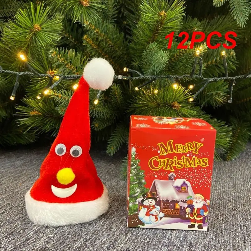 12PCS Swing Singing Christmas Tree Hat Glowing Music Xmas Hats Electric Plush Toy Children Gift Happy New Year Christmas
12PCS Swing Singing Christmas Tree Hat Glowing Music Xmas Hats Electric Plush Toy Children Gift Happy New Year Christmas