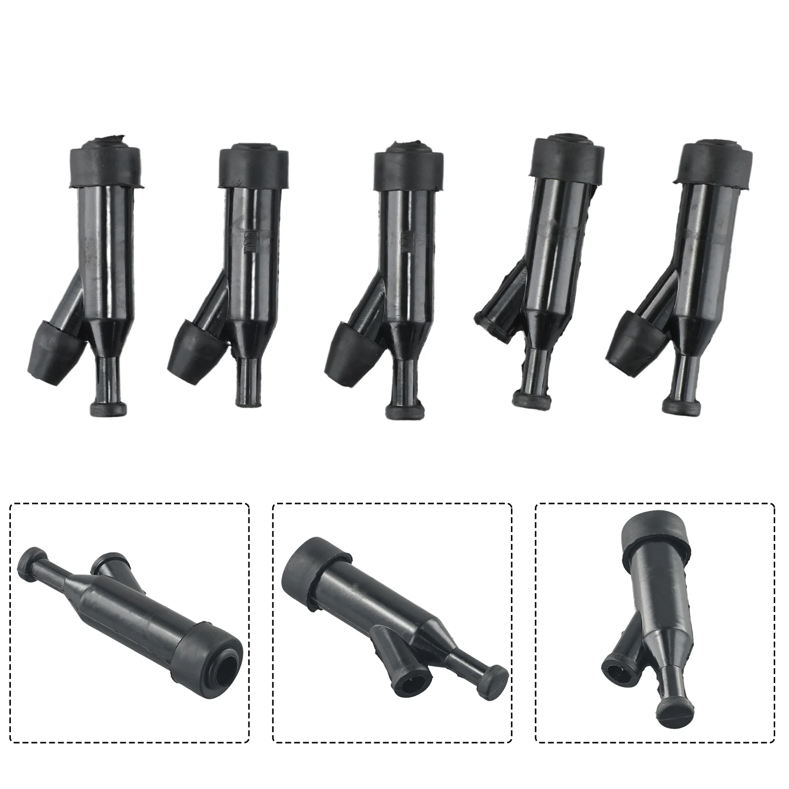 5pcs Spark Plug Cap Black Lawn Mower Part Replacement Set Spare Engines For Honda GX120 GX160 GX200 GX240 GX270
5pcs Spark Plug Cap Black Lawn Mower Part Replacement Set Spare Engines For Honda GX120 GX160 GX200 GX240 GX270