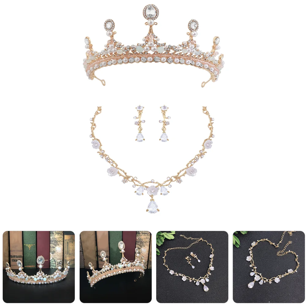 1 Set of Crown Headpiece Necklace and Earrings Set for Girls Birthday Little Girl Jewelry Set
1 Set of Crown Headpiece Necklace and Earrings Set for Girls Birthday Little Girl Jewelry Set