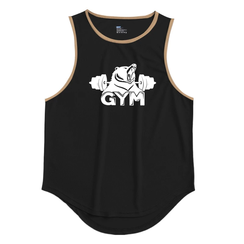 Майка мужская тренировочная, брендовая одежда для бодибилдинга, Свитшот без рукавов, майка, одежда для спортзала