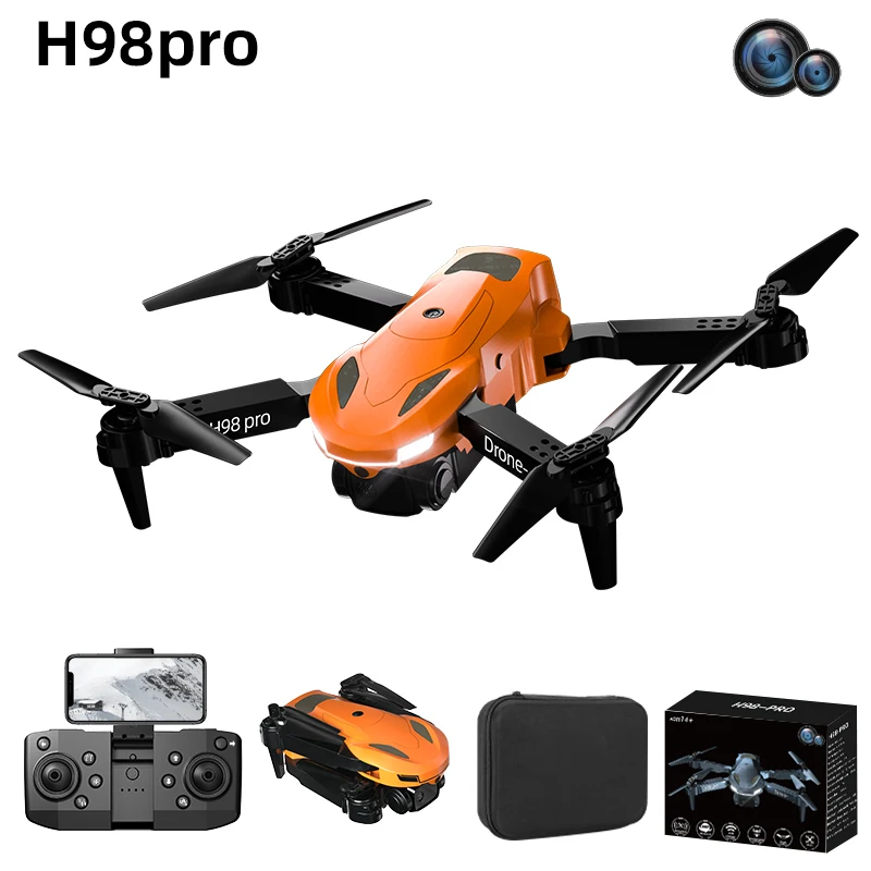 H98 Новая фотография, препятствия, 4K HD Двойная камера, Квадрокоптер, Дрон, радиоуправляемая аэрофотограф, детская игрушка
H98 Новая фотография, препятствия, 4K HD Двойная камера, Квадрокоптер, Дрон, радиоуправляемая аэрофотограф, детская игрушка