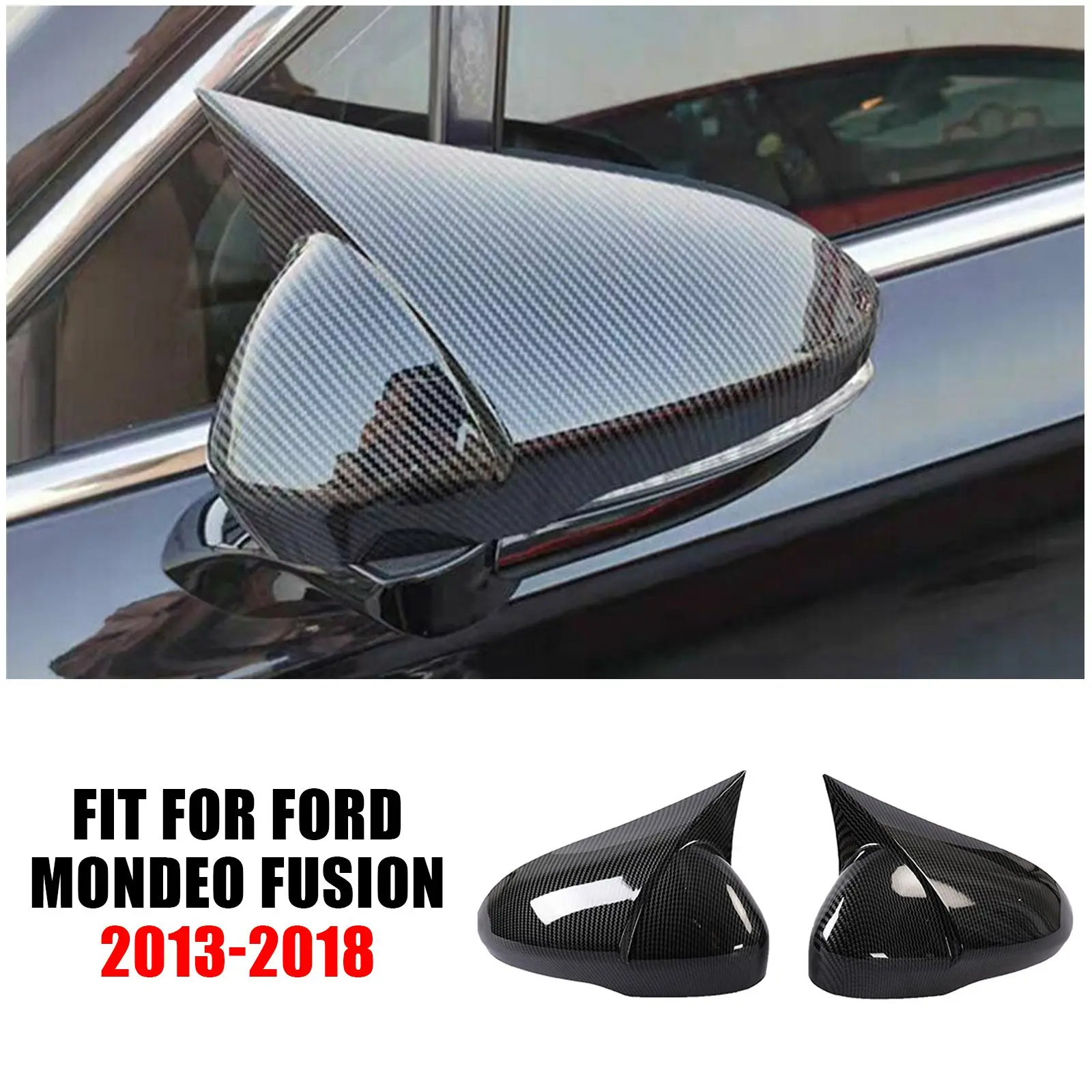 Carbon Fiber OX Horn Rearview Side Mirror Cover For Ford Mondeo Fusion 2013-2020
Carbon Fiber OX Horn Rearview Side Mirror Cover For Ford Mondeo Fusion 2013-2020
