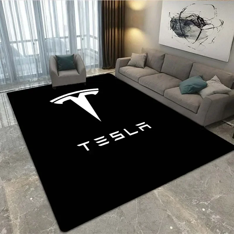 Tesla logo printed carpet living room bedroom carpet Fashion yoga mat non-slip doormat photography props birthday gift
Tesla logo printed carpet living room bedroom carpet Fashion yoga mat non-slip doormat photography props birthday gift