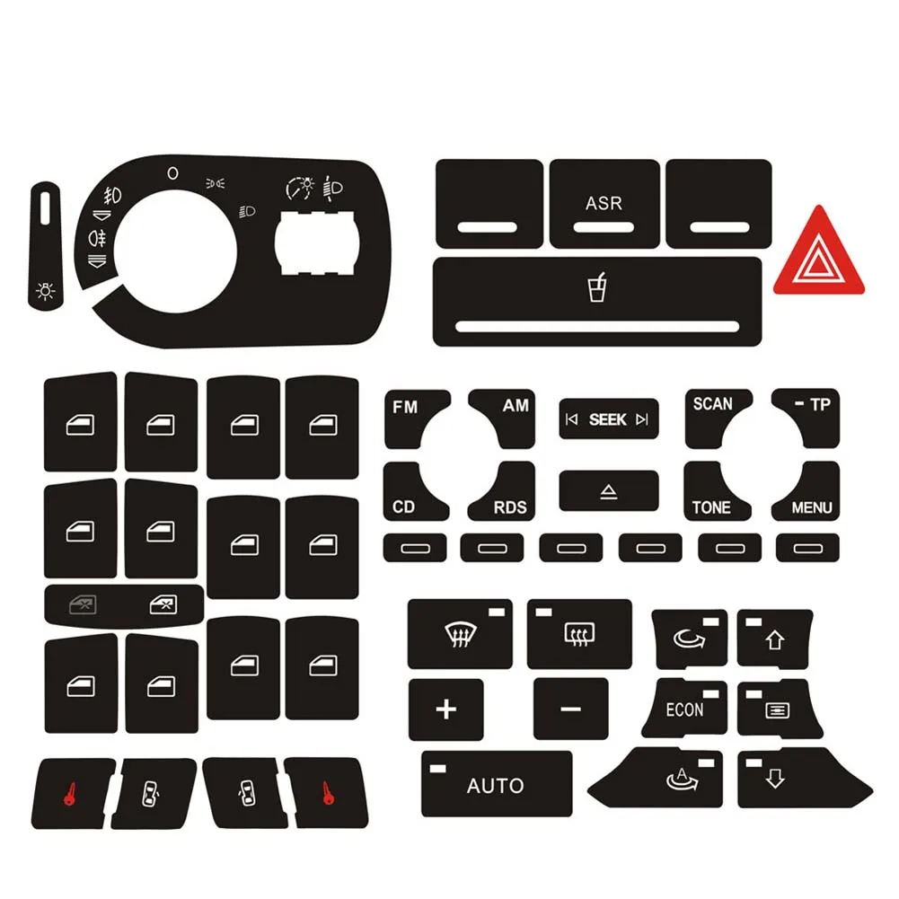 1 Set Radio Clima ESP Headlight Button Repair Worn Knob Switch Decal Stickers Fits For Audi-A3 8P 2004-2008 Interior Accessories
1 Set Radio Clima ESP Headlight Button Repair Worn Knob Switch Decal Stickers Fits For Audi-A3 8P 2004-2008 Interior Accessories