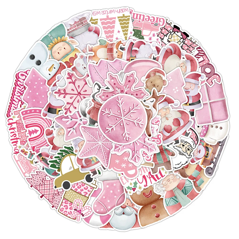 10/30/50PCS Cute Pink Style Christmas Santa Claus Cartoon Stickers Decals Kid Toy DIY Diary Suitcase Phone Laptop Sticker Gift
10/30/50PCS Cute Pink Style Christmas Santa Claus Cartoon Stickers Decals Kid Toy DIY Diary Suitcase Phone Laptop Sticker Gift