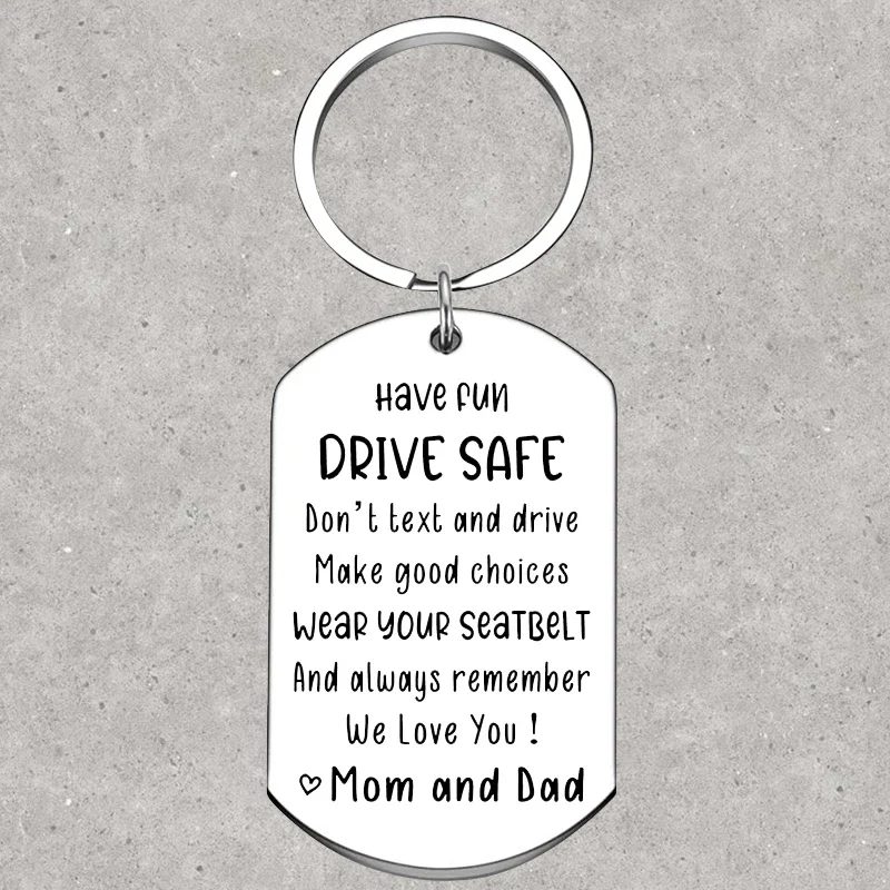 Hot Teenager Gifts Keychain Teen Girls Boys Drive Safe Key Rings Daughter Son Graduation Gift
Hot Teenager Gifts Keychain Teen Girls Boys Drive Safe Key Rings Daughter Son Graduation Gift