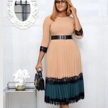 Dress Women's Dress 2022 Spring New Women's Round Neck Fashion Loose Casual Women's Lace Stitching Pleated Collar Chiffon Dress
Dress Women's Dress 2022 Spring New Women's Round Neck Fashion Loose Casual Women's Lace Stitching Pleated Collar Chiffon Dress