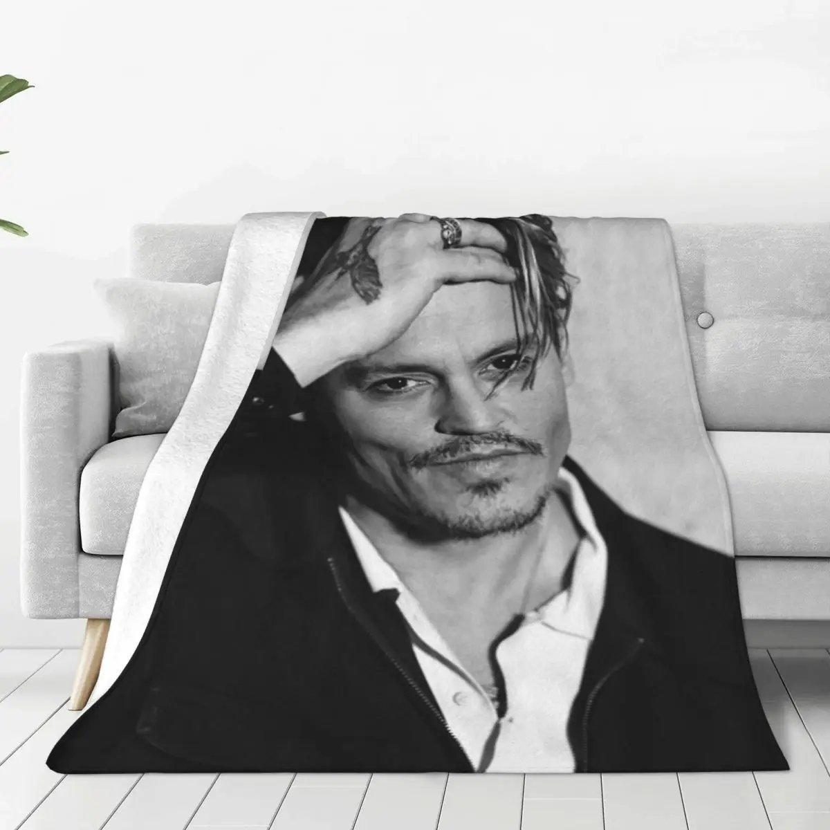 Johnny Depp Blankets Fleece Spring Autumn Movie Star Multi-function Super Soft Throw Blanket for Bedding Travel Bedding Throws
Johnny Depp Blankets Fleece Spring Autumn Movie Star Multi-function Super Soft Throw Blanket for Bedding Travel Bedding Throws