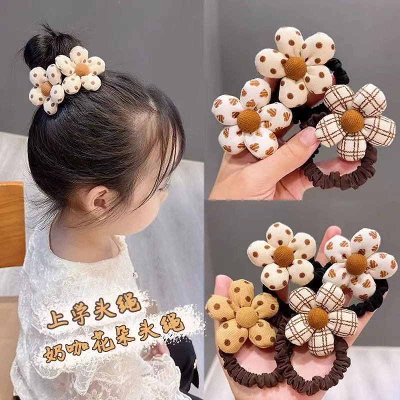 Korean Kids Coffee Color Elastic Hair Bands Big Floral Fabric Hair Tie Hair Rope for Girls Headwear Kids Hair Accessories
Korean Kids Coffee Color Elastic Hair Bands Big Floral Fabric Hair Tie Hair Rope for Girls Headwear Kids Hair Accessories