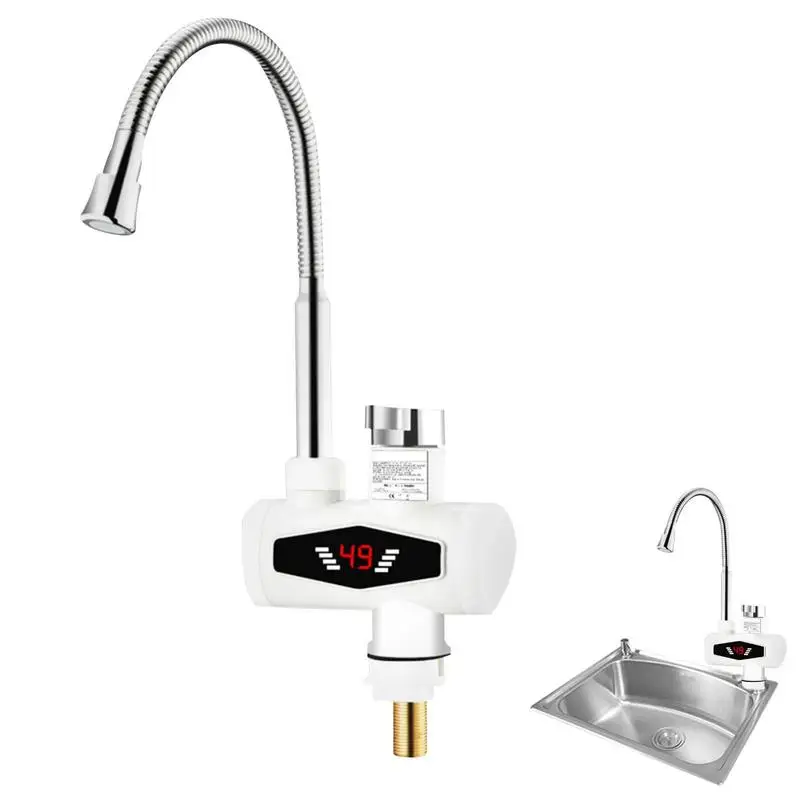 Electric Hot Water Faucet 220V Tankless Electric Hot Water Faucet LED Digital Display Fast Heating Tap Water Faucet Instant Hot
Electric Hot Water Faucet 220V Tankless Electric Hot Water Faucet LED Digital Display Fast Heating Tap Water Faucet Instant Hot