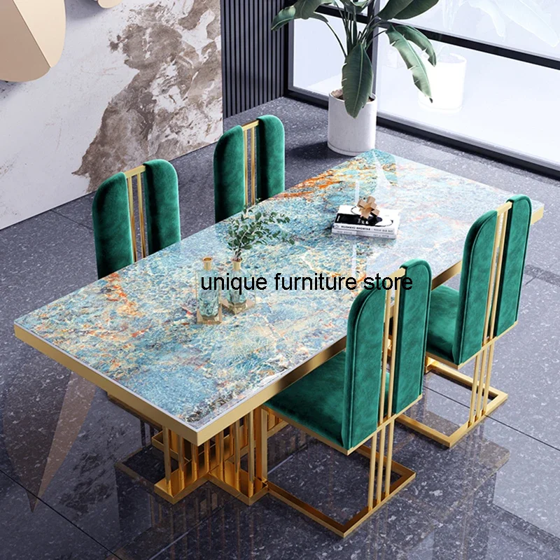 Salon Marble Dining Table Coffee Hotel Garden Dressing Kitchen Dining Table Conference Luxury Mesa Comedor Balcony Furniture
Salon Marble Dining Table Coffee Hotel Garden Dressing Kitchen Dining Table Conference Luxury Mesa Comedor Balcony Furniture