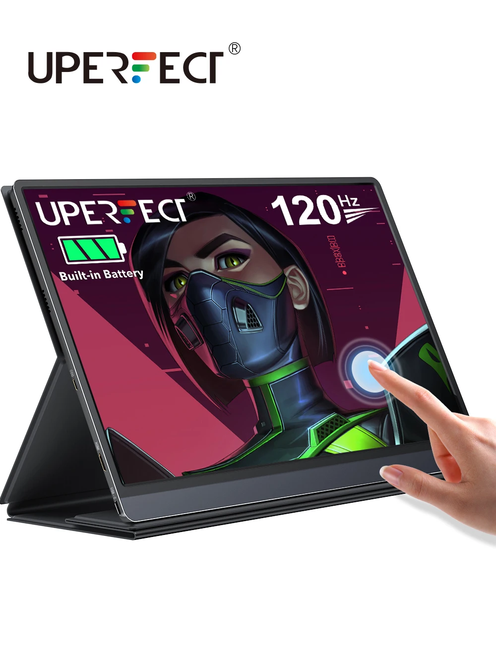 UPERFECT UTravel G16 120Hz Gaming Monitor With Touchscreen 10800mAh Battery USB C HDMI For Steam Deck XBOX PS5 Switch PC Display
UPERFECT UTravel G16 120Hz Gaming Monitor With Touchscreen 10800mAh Battery USB C HDMI For Steam Deck XBOX PS5 Switch PC Display