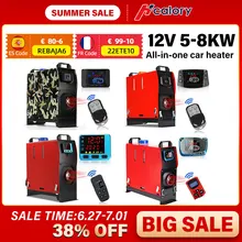 Hcalory All In One Diesel Air Car Heater Host 5-8KW Adjustable 12V LCD English Remote Control Integrated Parking Heater Machine Hcalory All In One Diesel Air Car Heater Host 5-8KW Adjustable 12V LCD English Remote Control Integrated Parking Heater Machine