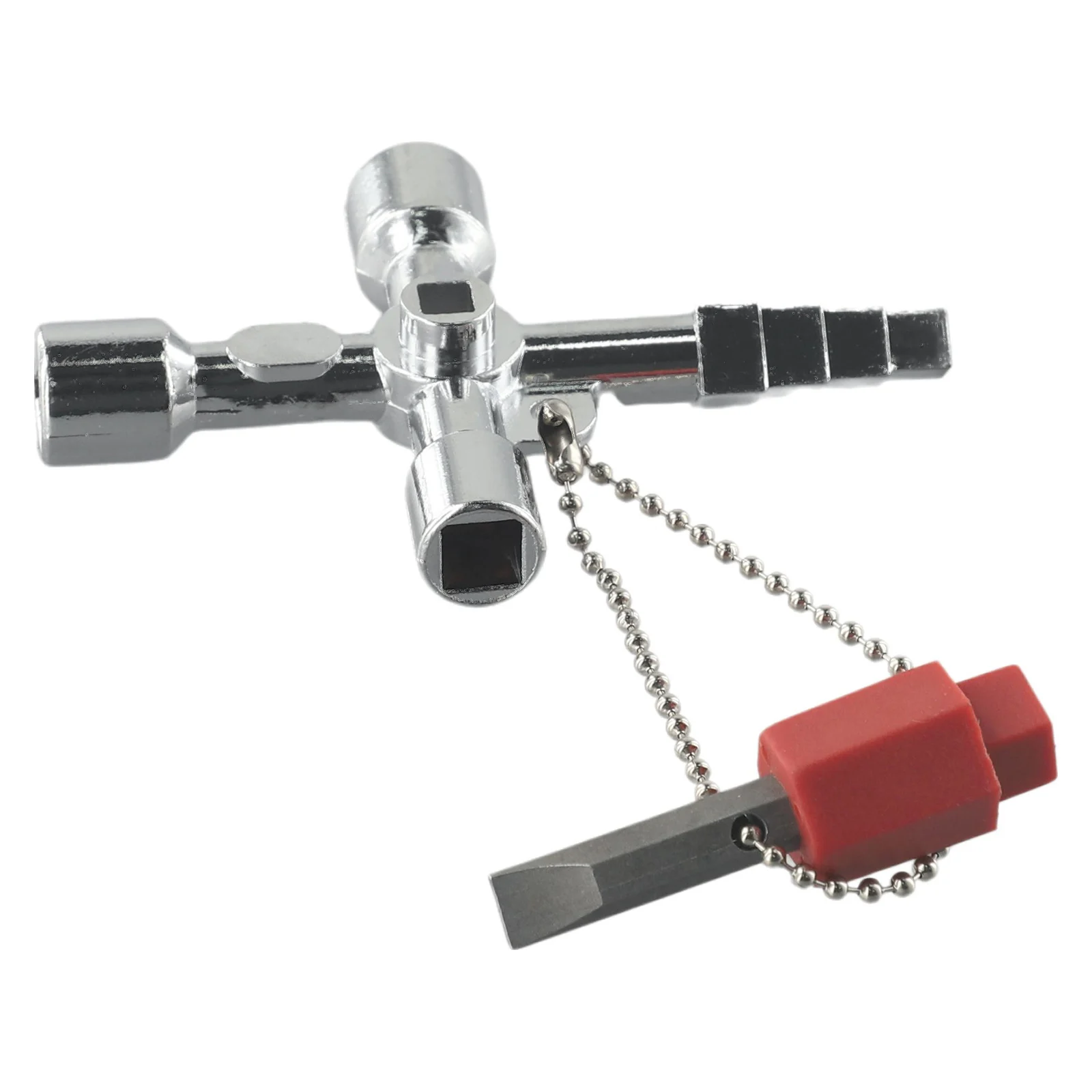 4 Way Key Key Wrench Utility DIY With Screwdriver Square Stepped Key Triangle 1 Pc Gas Pipe Radiator Solid Bleed Brand New
4 Way Key Key Wrench Utility DIY With Screwdriver Square Stepped Key Triangle 1 Pc Gas Pipe Radiator Solid Bleed Brand New
