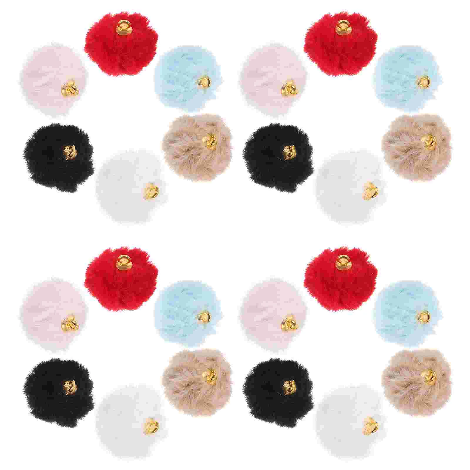 30 Pcs Plush Pendant Earring DIY Tiny Pom Poms Necklaces Small for Crafts Jewelry Mini Charms Hairball Pompoms
30 Pcs Plush Pendant Earring DIY Tiny Pom Poms Necklaces Small for Crafts Jewelry Mini Charms Hairball Pompoms