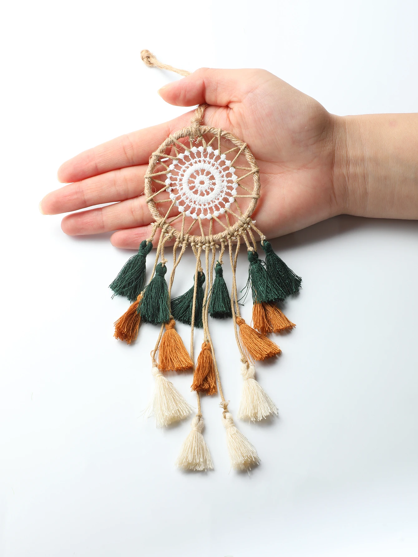 Mini Macrame Dream Catcher - Boho Wall & Car Ornament 1 S1d483dd1b94d416682ee2d4ea7d03e80d