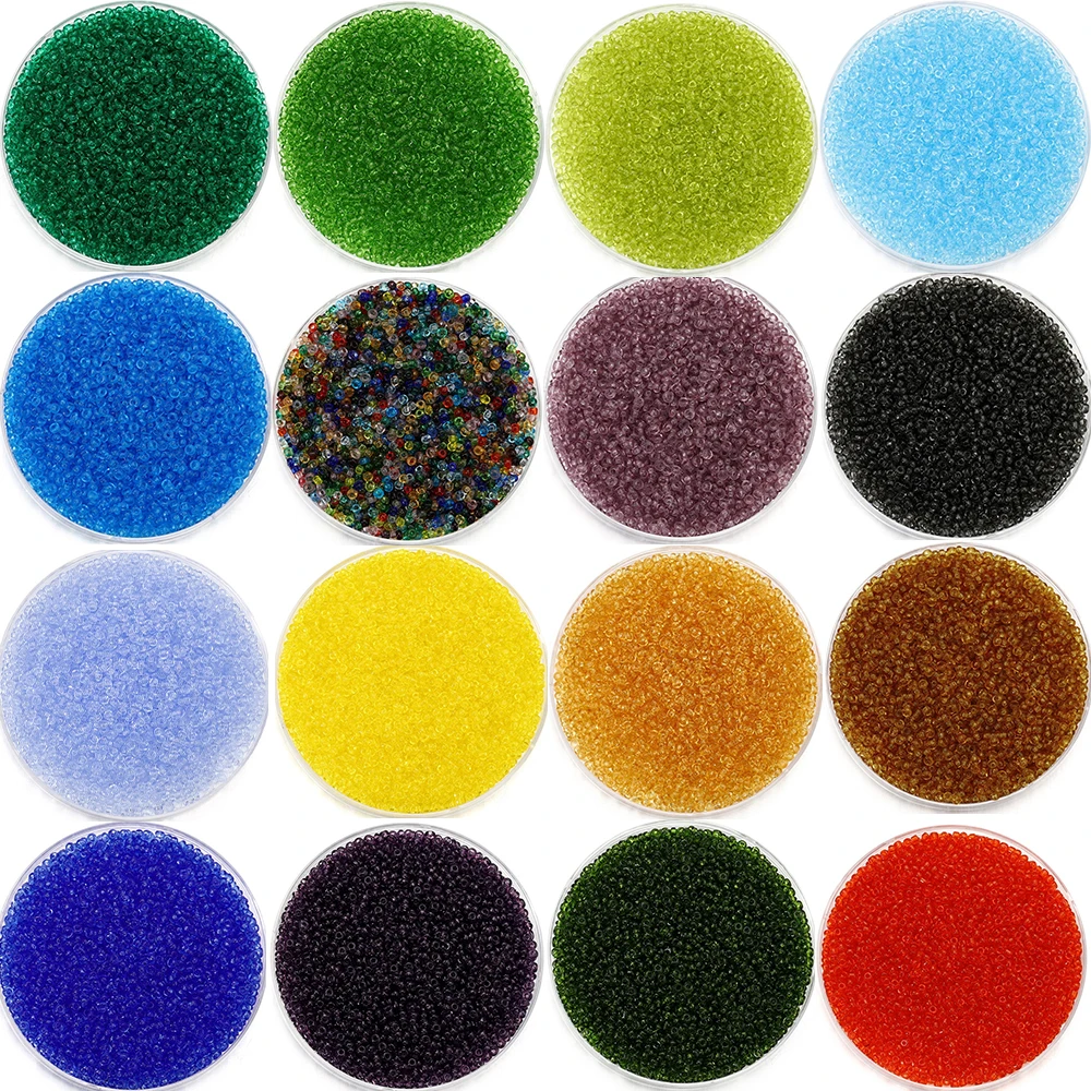 1000/1800Pcs 2mm Charm Czech Transparent Glass Seed Beads DIY Bracelet Necklace Beads for Jewelry Making Findings Accessories
1000/1800Pcs 2mm Charm Czech Transparent Glass Seed Beads DIY Bracelet Necklace Beads for Jewelry Making Findings Accessories