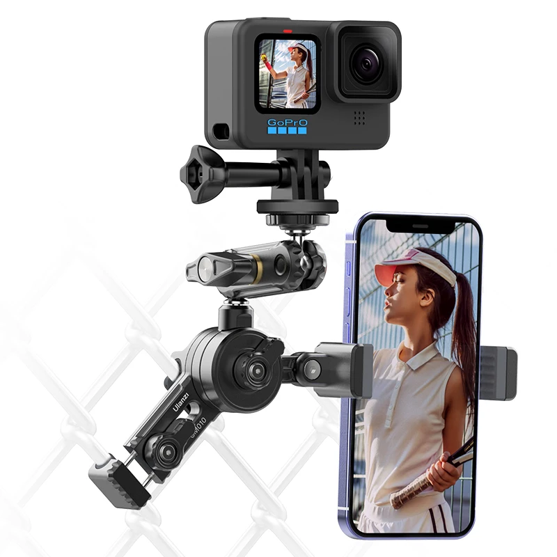 Ulanzi CM010 Universal Fence Mount for Gopro Fence Clamp Mount Holder Video Recording For Gopro Insta360 DJI Action Camera Phone
Ulanzi CM010 Universal Fence Mount for Gopro Fence Clamp Mount Holder Video Recording For Gopro Insta360 DJI Action Camera Phone