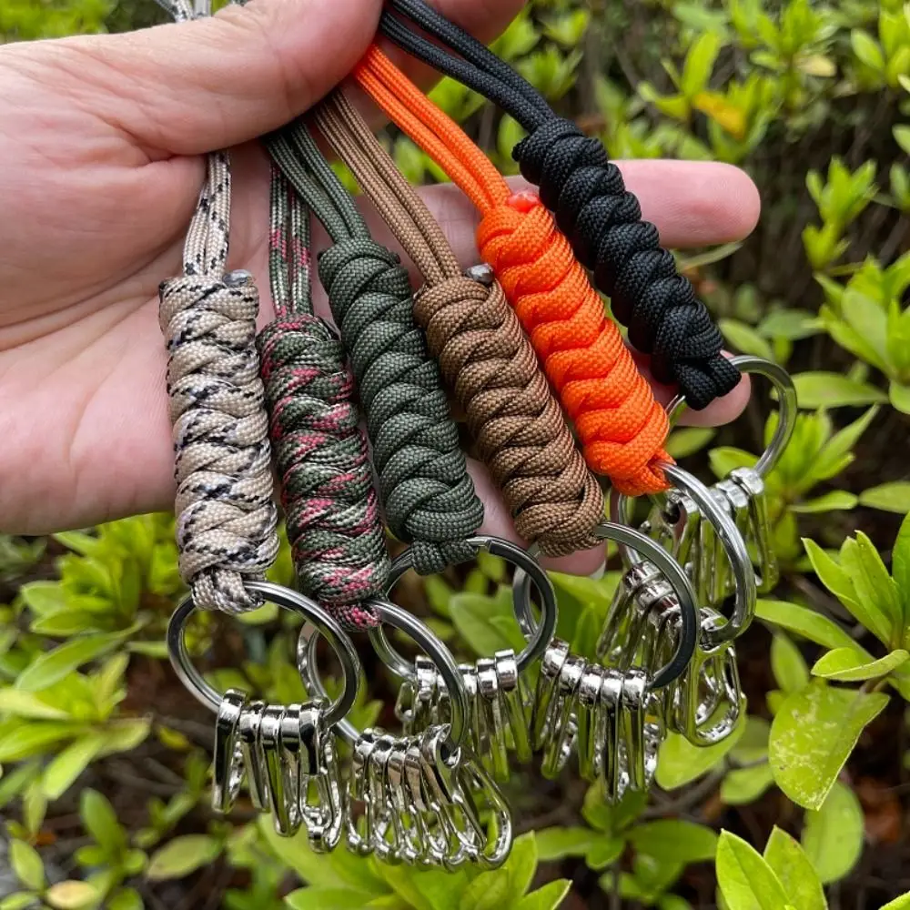 7core Weaved Parachute Cord With 5pcs Buckle Multifunctional Anti Loss Key Handle Rope 20cm EDC Braided Nylon Lanyard Key Ring
7core Weaved Parachute Cord With 5pcs Buckle Multifunctional Anti Loss Key Handle Rope 20cm EDC Braided Nylon Lanyard Key Ring