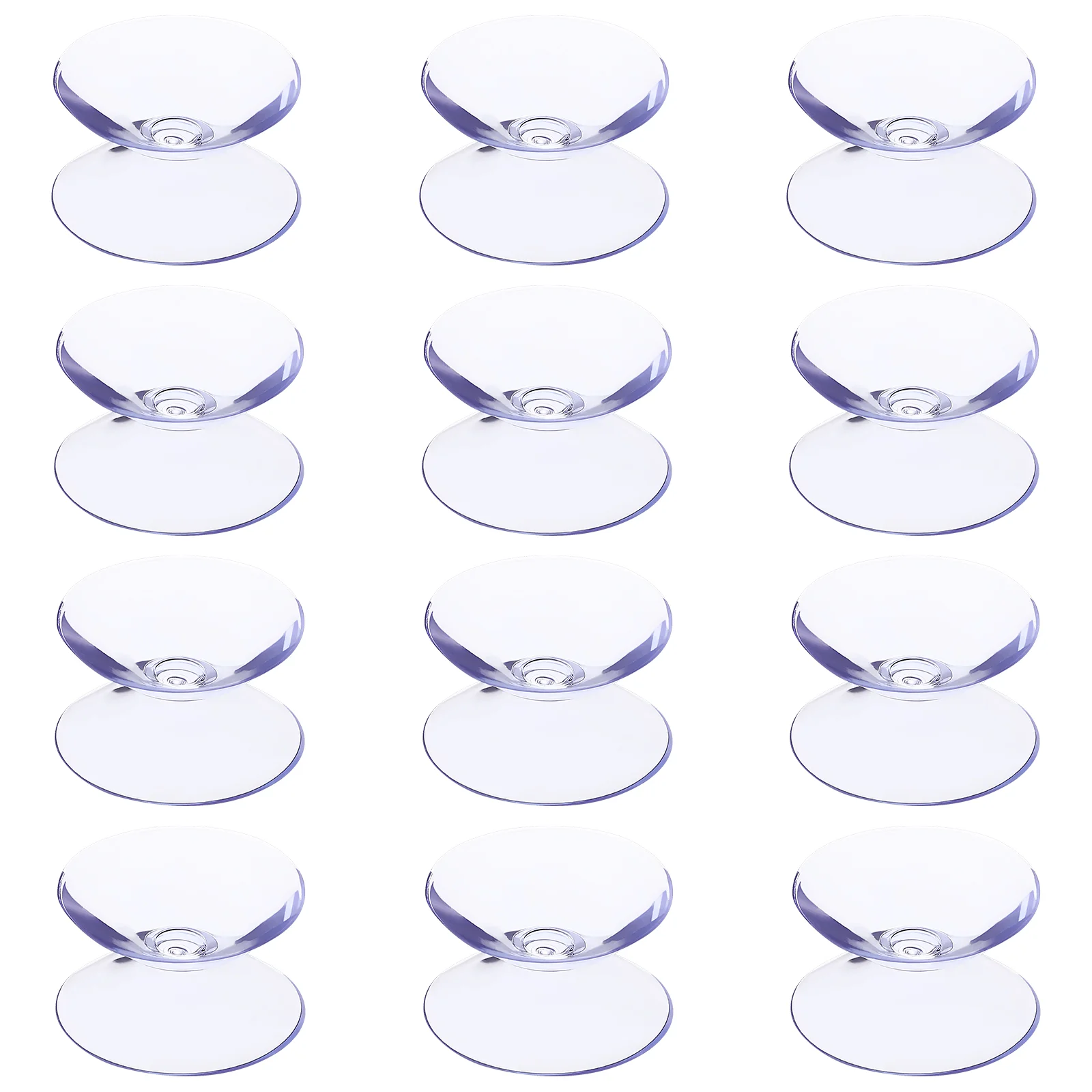 

12pcs Double Sided Suction Cups Glass Table Tops Clear Spacer Glass Anti-slip Pads Mini Suction Cups