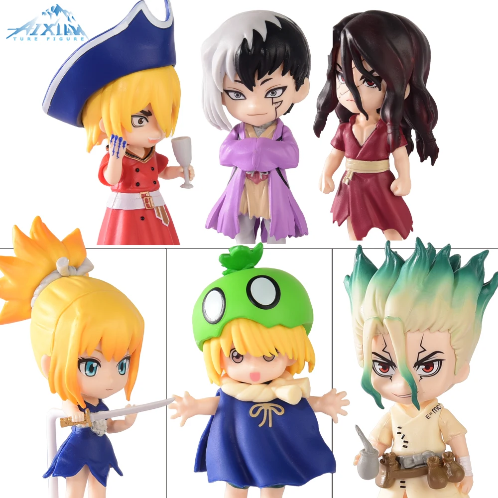 10CM Dr.STONE Anime Figure Amber Ishigami Senkuu Asagiri Gen Suika Nanami Ryusui Shishio Tsukasa PVC Action Figure Toys Models
10CM Dr.STONE Anime Figure Amber Ishigami Senkuu Asagiri Gen Suika Nanami Ryusui Shishio Tsukasa PVC Action Figure Toys Models
